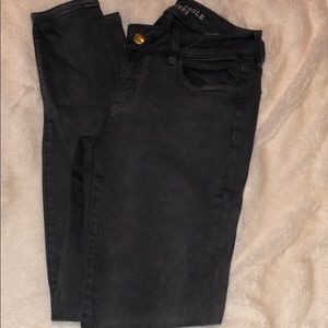 American Eagle charcoal jeggings